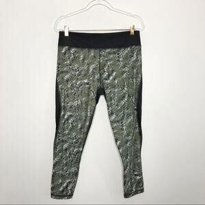 New Alala Large L Heroine Tight Olive Paint Green Black Leggings High Waist